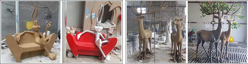 玻璃鋼雕塑制作流程，仿真景觀雕塑廠(chǎng)家