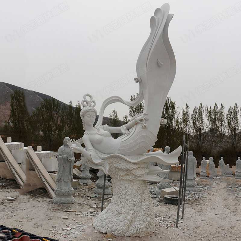 槐花仙子雕塑，槐花仙女雕塑