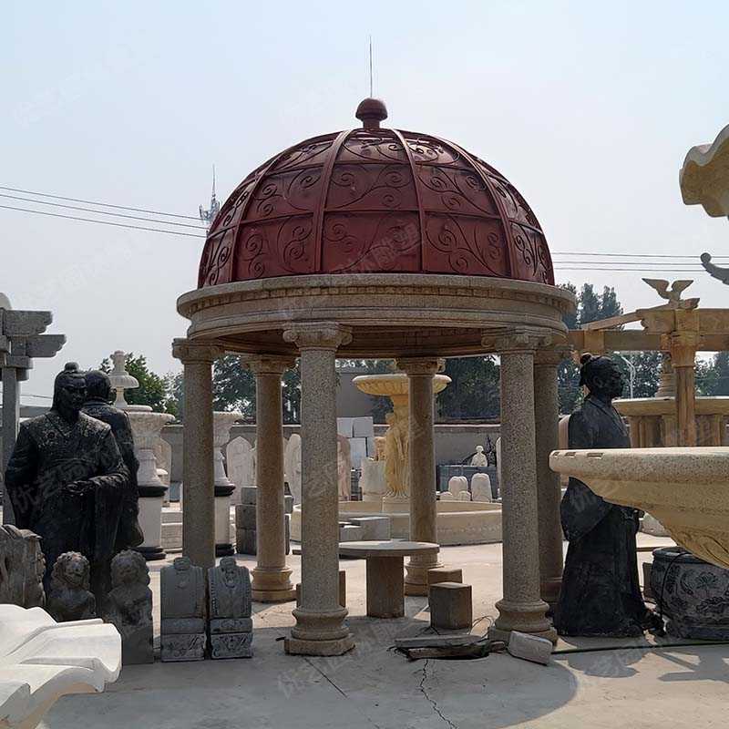 景觀雕塑定制，石雕涼亭如何保養(yǎng)