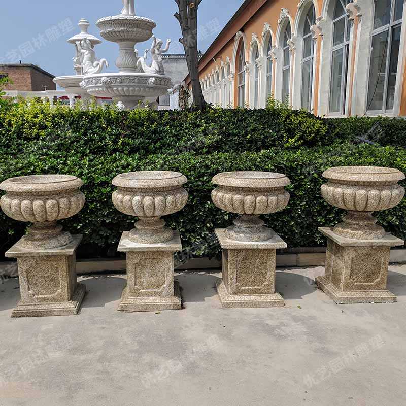 石材花盆，花崗巖花盆