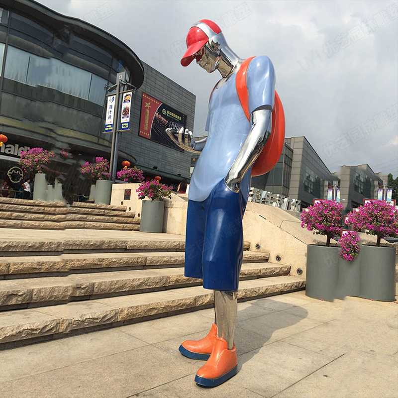 不銹鋼人物雕塑，不銹鋼雕塑工廠