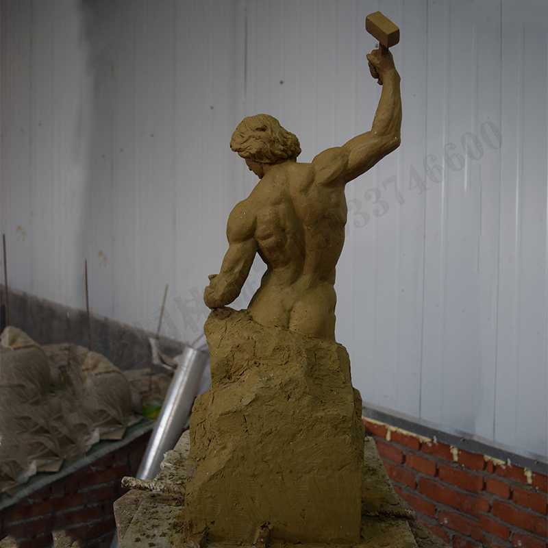 自我雕刻雕塑，雕刻自我雕塑，雕刻自己擺件