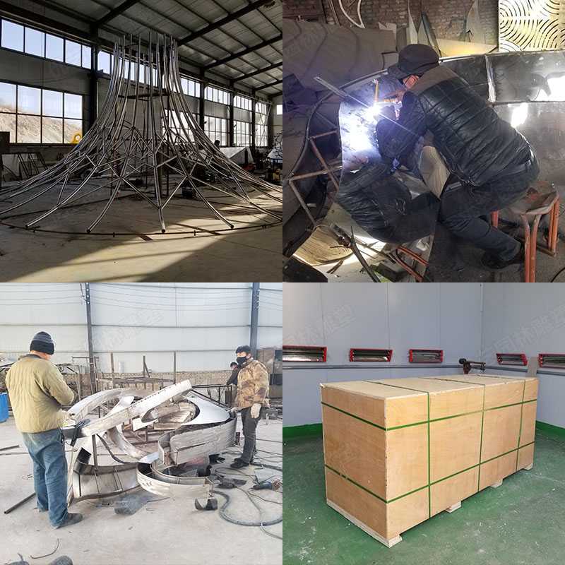 不銹鋼雕塑廠家，景觀雕塑定制